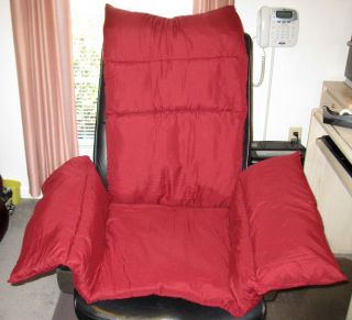 Office Chair Cushion in Color Burgundy 438