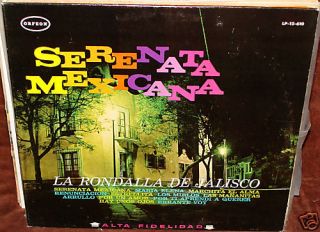 La Rondalla de Jalisco Serenata Mexicana LP VG