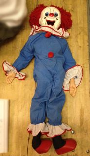 Clown Ventriloquist Doll Larry Harmon Pictures Eegee Marionette