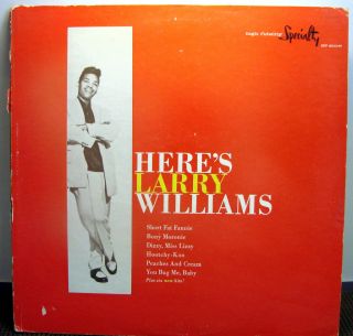 Larry Williams Heres Larry Williams Original 1959 Hear