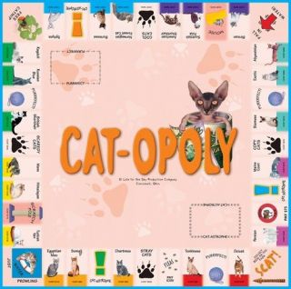New Late for The Sky Monopoly Cat Opoly