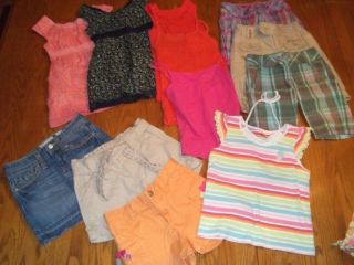 Girls Size 6 7 8 Summer Clothing Lot