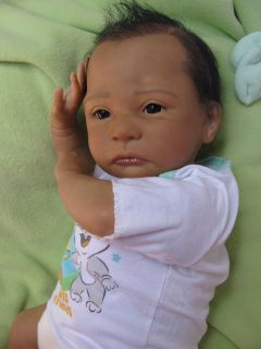 Reborn Ethnic Baby Boy Sweet Pea by Laura Lee Eagle So Cute