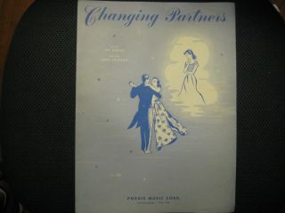 Vintage Sheet Music Changing Partners Joe Darion Larry Coleman