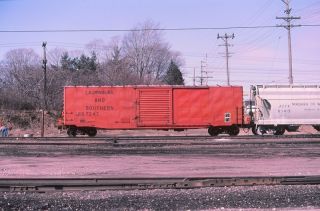 LRS 7247 Laurinburg Southern Railroad Boxcar Freight Car 1988 Original