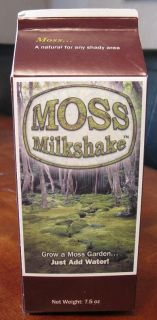 Moss Milkshake Seed Mixture Green Ground Cover Brand New Packaging