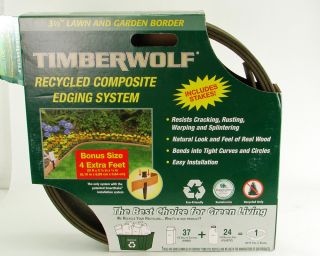 Timberwolf Smart Edge Lawn Edging Border Green 20 Feet