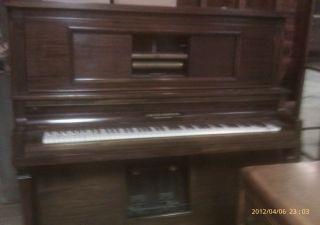 Antique Player Piano by Lauter Humana
