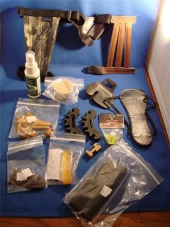 Huge Lot of Long Bow Arrow Supplies Wrist Guards Nock Out Tool Ferr l