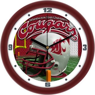 Washington State Cougars Logo Helmet Wall Clock