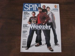 Magazine July 2002 Weezer Emimen Papa Roach No Doubt Layne Staley Rage