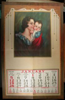 Laurette Patten Calendar 1936 A Modern Madonna