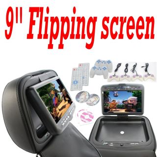 Headrest 9 LCD Car Monitor SONY DVD Players NEW FAST SHIP FROM CA USA