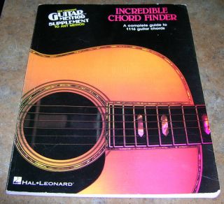 Chord Finder Hal Leonard Guitar Learn Play 0881885940