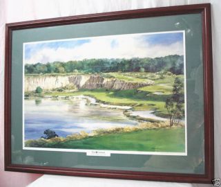 Black Diamond Golf Course Print 109 500 Lecanto Florida Framed