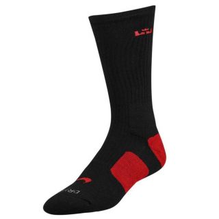  Worldwide Nike Lebron Elite Socks Black Red 2 0 Heat