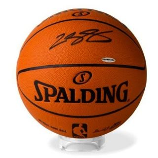 Lebron James Autographed Official NBA Spalding Basketball UDA