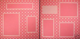 Leeza Gibbons Legacies Pink White Daisy Scrapbook Pgs