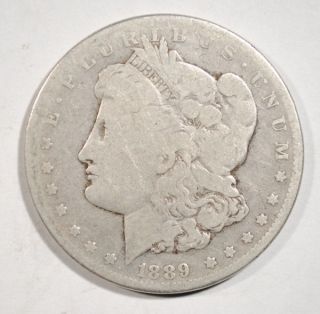 1889 CC Morgan Dollar VG Original