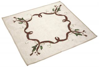 New One Lenox Christmas Holiday Nouveau Fabric Table Napkin 20x20