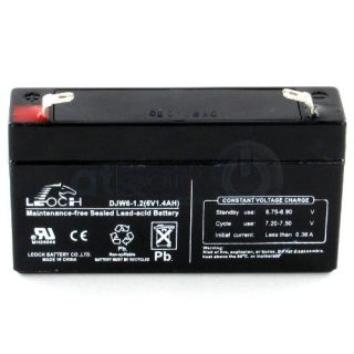 Brand New Authentic Battery Leoch DJW6 1 2 6V 1 3Ah 6V 1 4Ah 6V 1 2AH