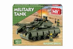 Military Army Tank Building Bricks 323pcs Ages 6 Lego Compatible TY551