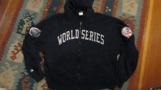 Preowned New York Yankees World Series Hoodie Sweatshirt Size XL