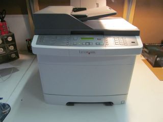 Lexmark X544DN All in One Color Laser Printer Print Copy Scan and Fax