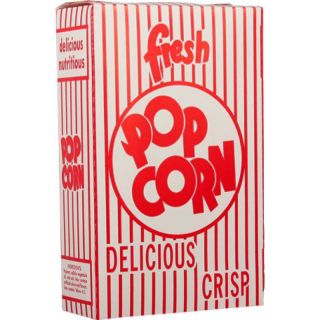 50 Closed Top Popcorn Maker XL Serving Boxes 2 5oz Closing Lid Popper