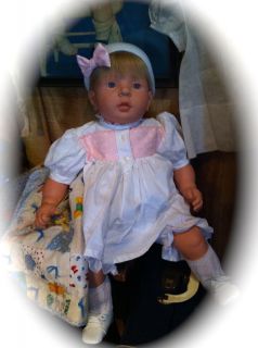 Lifesize Baby Doll from Spain A Carmen Gonzalez Creation NWT