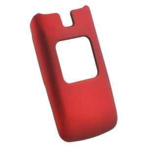 Tracfone LG 420g Rubber Feel Red Protective Cover