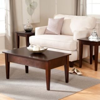 NEW SALE Turner Lift Top Coffee Table in Espresso Finish, Felt Lined