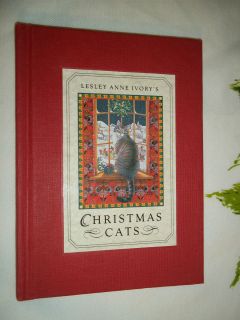  PUBLISHERS CHRISTMAS CATS BOOK LESLEY ANNE IVORY ART MINT CONDITION