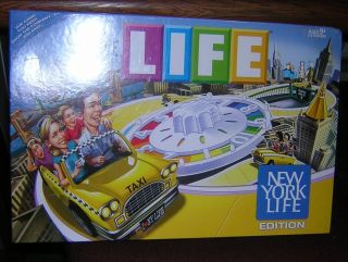 RARE New York Life Game of Life Board Game Factory SEALED New 2010
