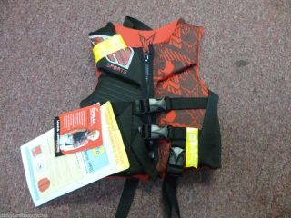 New Child HO Sports Life Jacket Life Vest Red Black 30 lbs to 50 Lbs