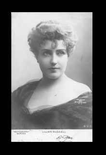 RARE Real Photograph PC Lillian Russell