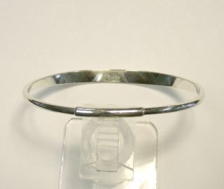 Ed Levin Sterling Silver Designer Bangle Bracelet