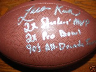 Levon Kirkland Autographed Wilson NFL Football Steelers