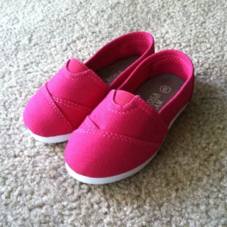 Pink Toddler Shoes Like Toms for Girls