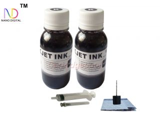 8oz Black Refill Ink Kit for Lexmark 3 4A 14A 16 17 50 70 80 Cartridge