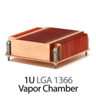 1U CPU Cooler w Vapor Chamber Intel LGA 1366 i7 Xeon Socket B
