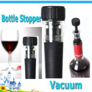 Air Pump Vacuum Sealed Wine Bottle Stopper Apothecary Liquor Plug bes