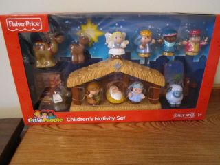 Fisher Price Little People Nativity Manger Wise Men Childrens