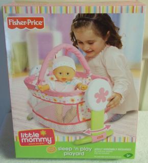 New Fisher Price Little Mommy Sleep Play Playard