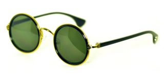 Fashion Vintage Round Linda Farrow Luxe Sunglasses KS633