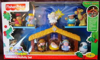 Fisher Price Little People Childrens Nativity Set Christmas New