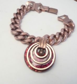 Vintage Renoir Matisse Copper Link Bracelet