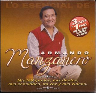 Lo Esencial de Armando Manzanero CD New 3 Disc Set DVD 80 Songs