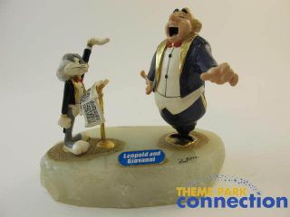 Looney Tunes Ron Lee LE 1500 BUGS BUNNY Leopold Giovanni Figure Signed