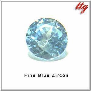 Brilliant Fine Blue Zircon Loose Gemstones